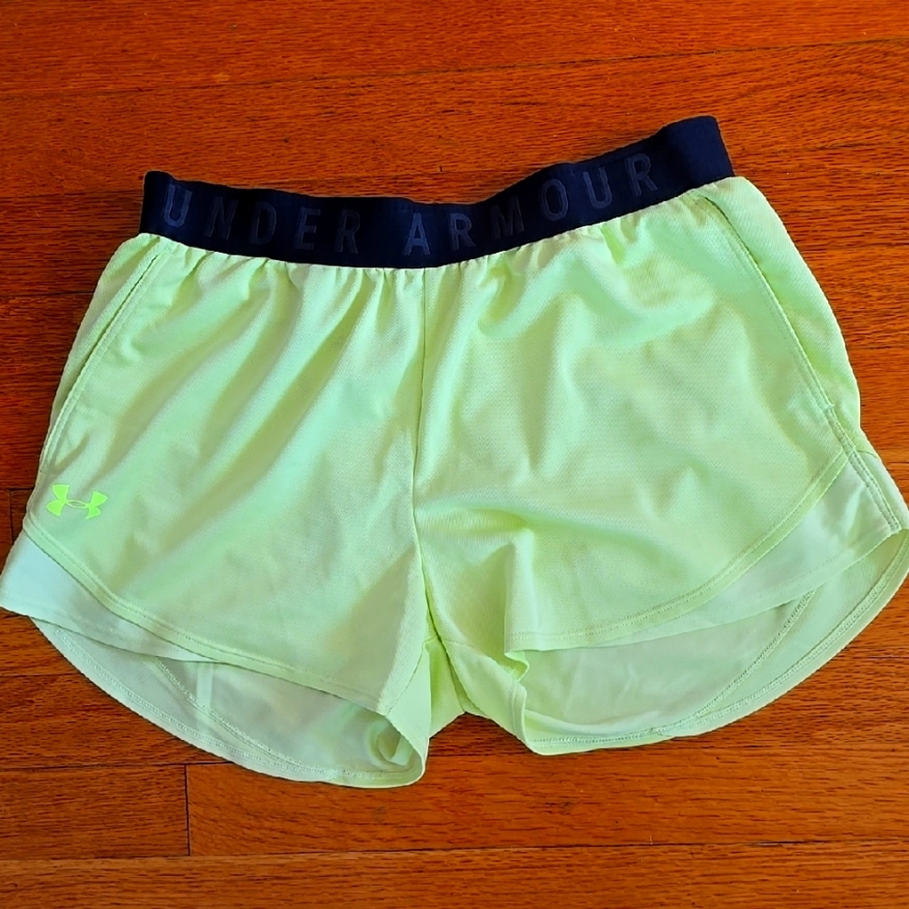Under Armour Neon Green/Yellow Shorts